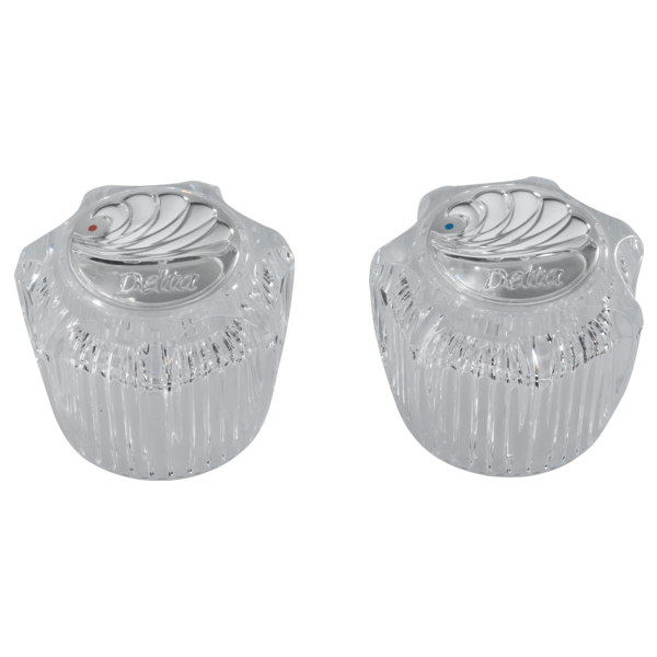 DELTA RP23498 1 3/4 INCH KNOB HANDLE SET - CLEAR