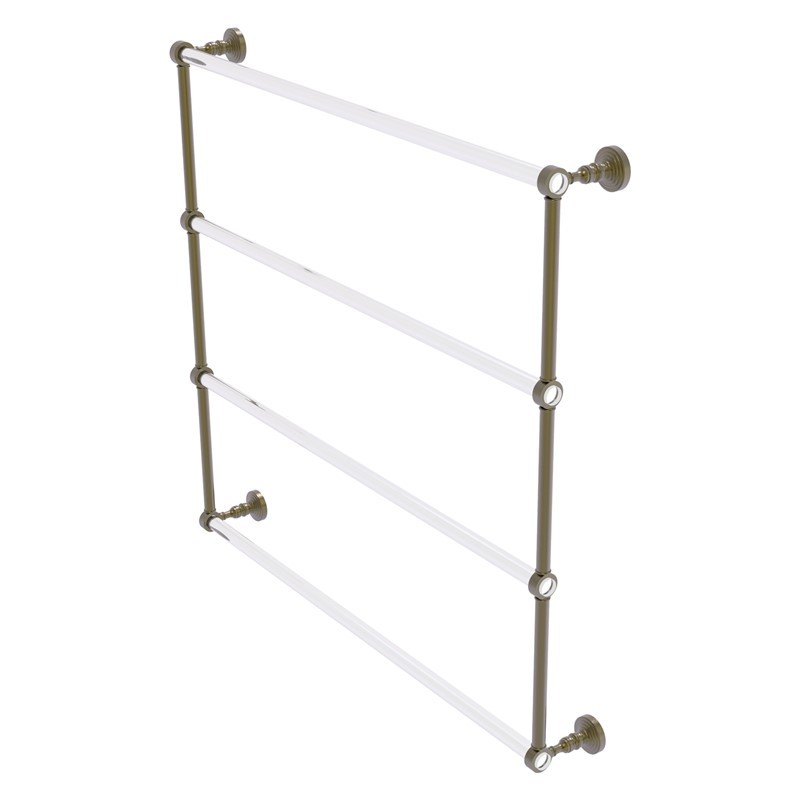 ALLIED BRASS PG-28-36 PACIFIC GROVE 38 1/4 INCH 4 TIER LADDER TOWEL BAR