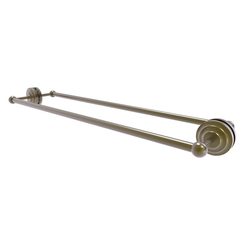 ALLIED BRASS QN-41-BB-30 QUE NEW 33 INCH BACK TO BACK SHOWER DOOR TOWEL BAR