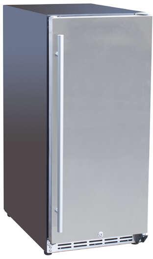 SUMMERSET SSRFR-15S 14 7/8 INCH 3.2C OUTDOOR RATED REFRIGERATOR WITH STAINLESS STEEL DOOR