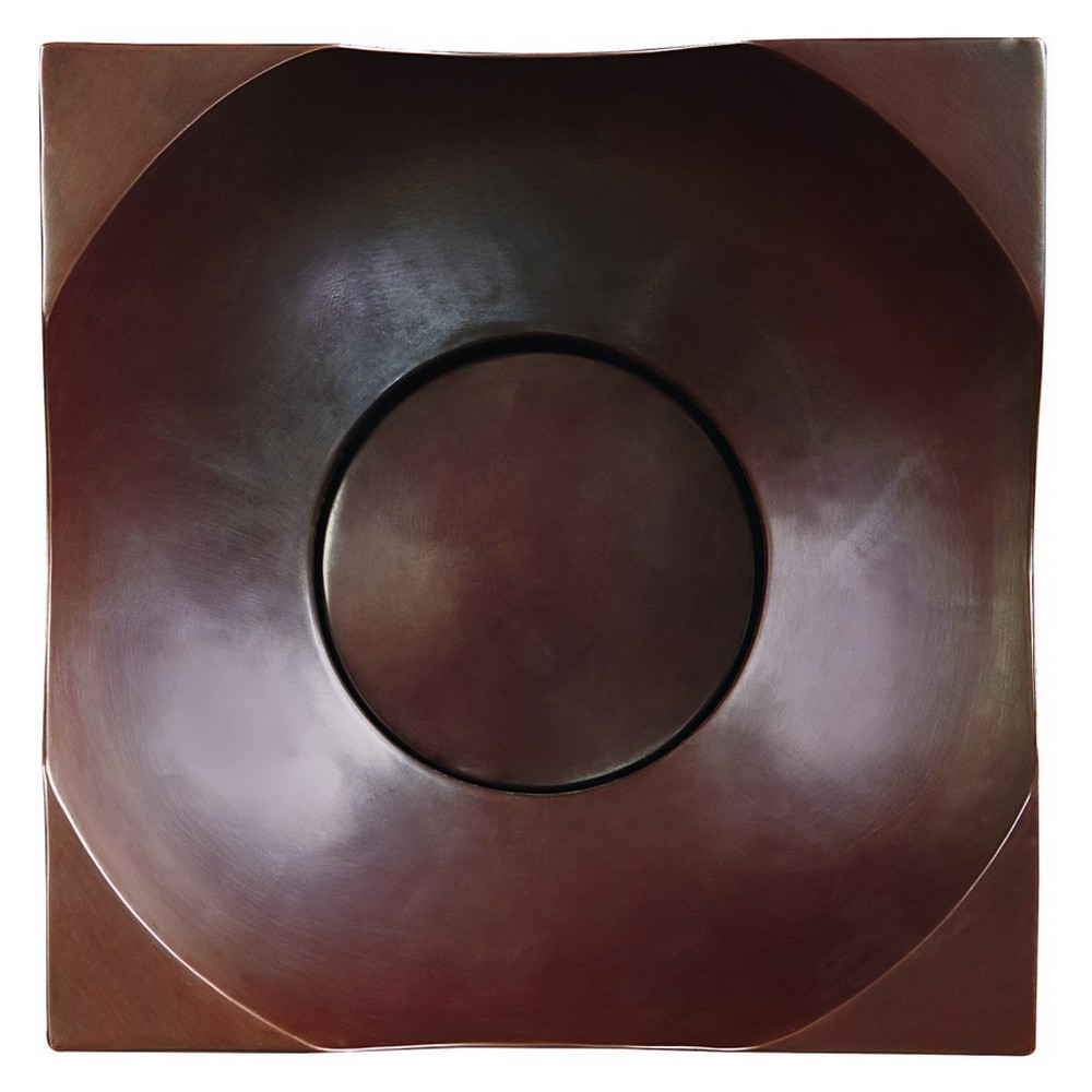 THOMPSON TRADERS BSDC-1212BC CORONEO II 12 1/2 INCH BATHROOM SINK WITH DRAIN COVER IN COPPER