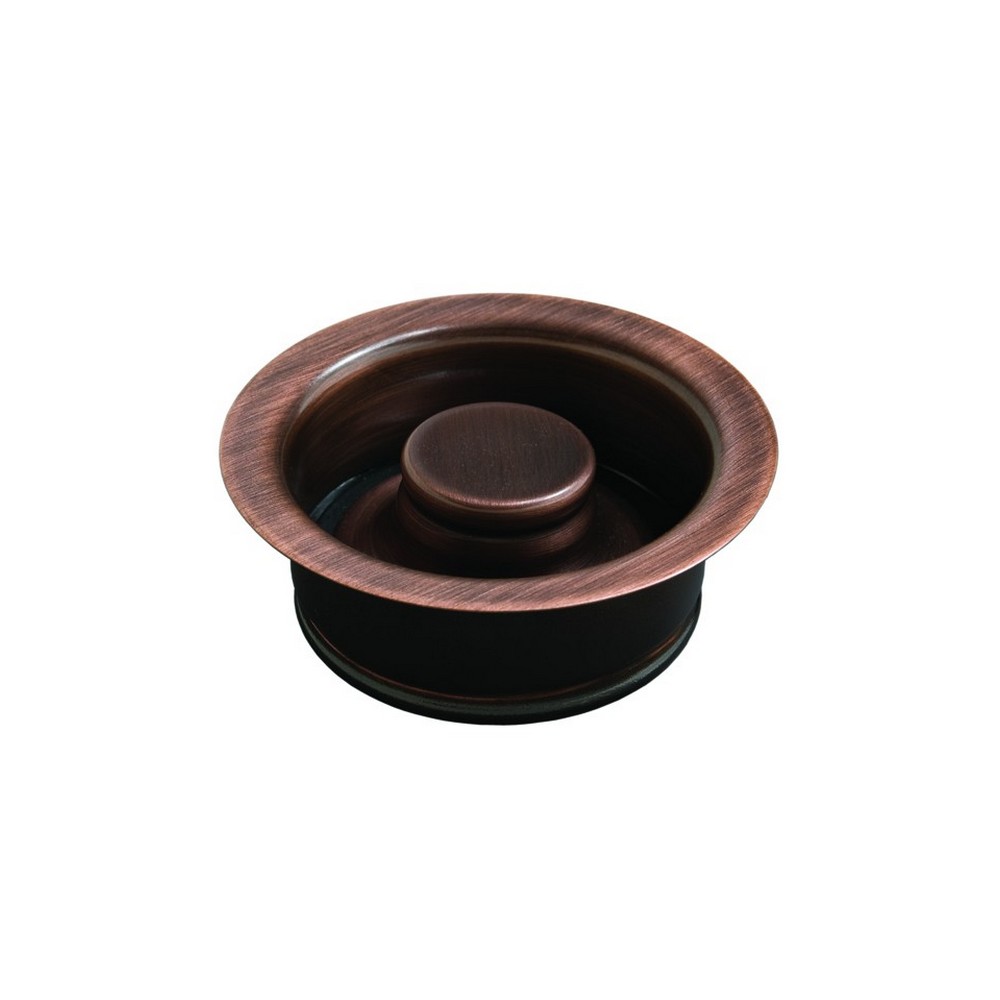 THOMPSON TRADERS TDD35 3 1/2 INCH COPPER DISPOSAL STOPPER AND FLANGE FOR KITCHEN SINKS