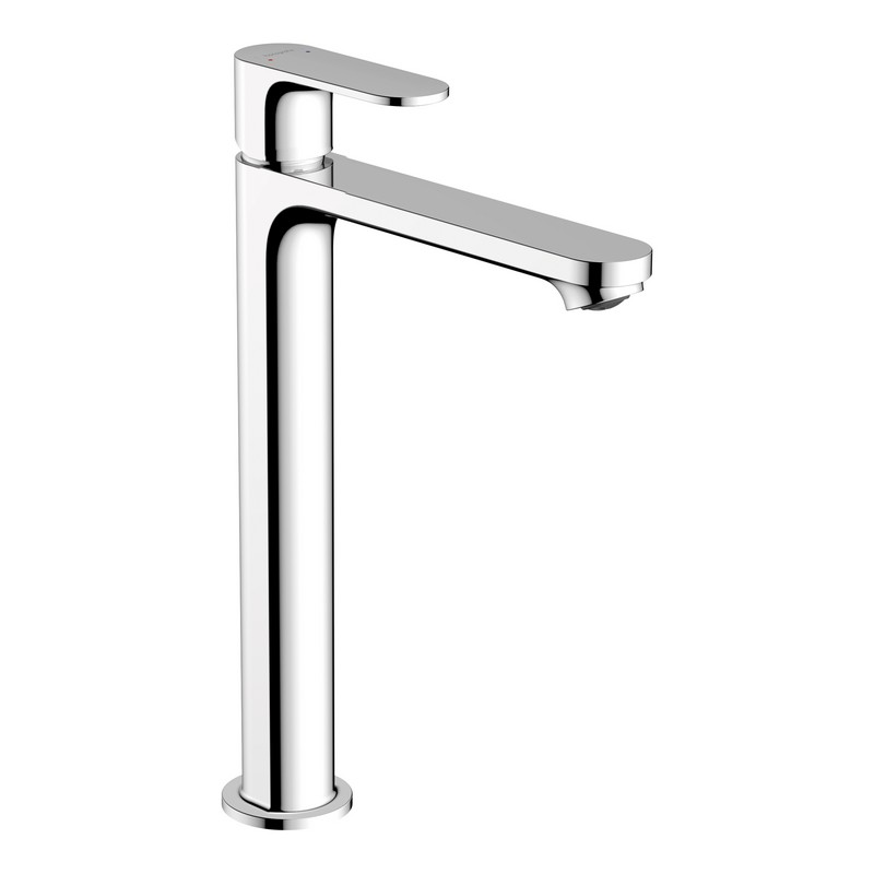 HANSGROHE 72524001 REBRIS S 11 7/8 INCH DECK MOUNTED SINGLE HOLE BATHROOM FAUCET - CHROME