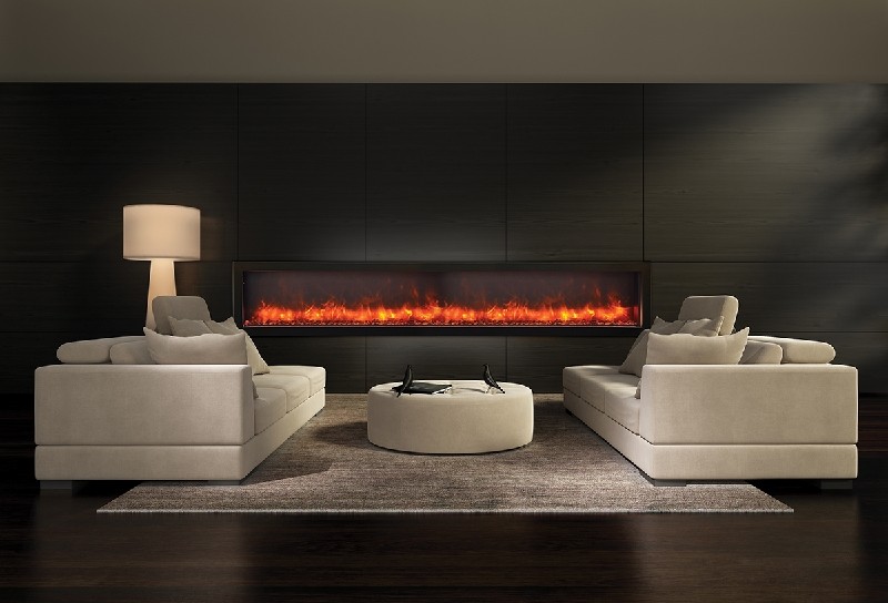 AMANTII BI-88-DEEP-OD 88 5/8 INCH DEEP BUILT-IN ONLY ELECTRIC FIREPLACE - BLACK