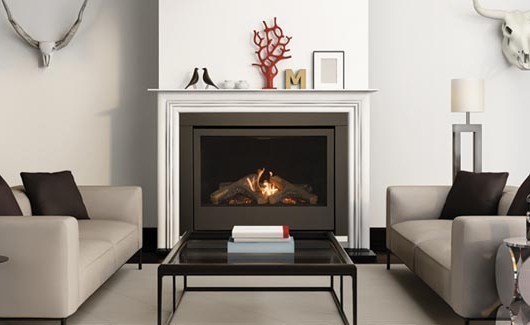 SIERRA FLAME THOMPSON-36-DELUXE THOMPSON 39 3/8 INCH BUILT-IN DELUXE DIRECT VENT LINEAR GAS FIREPLACE