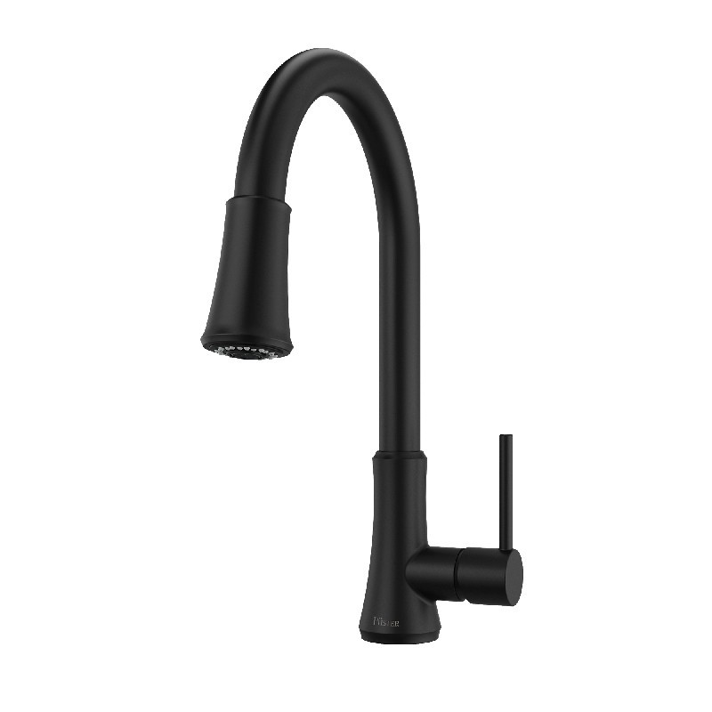 PFISTER G529-PF2 PFIRST SERIES 16 1/8 INCH SINGLE HANDLE DECK MOUNT PULL-DOWN KITCHEN FAUCET