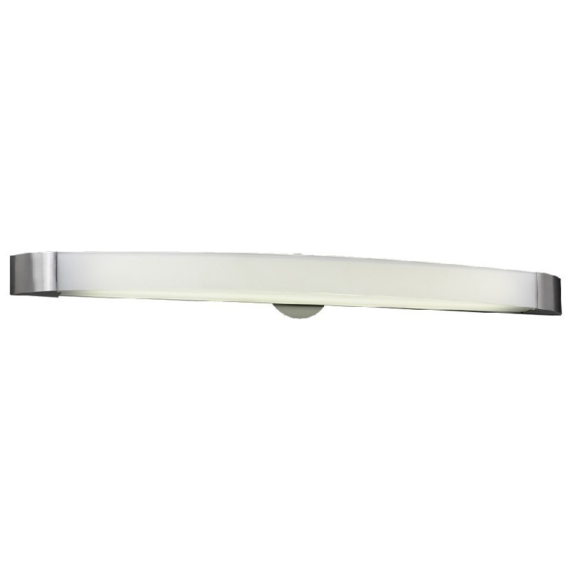 PLC LIGHTING 3378SNLED DELANEY 41 INCH 38W FROST GLASS DIMMABLE VANITY LIGHT - SATIN NICKEL