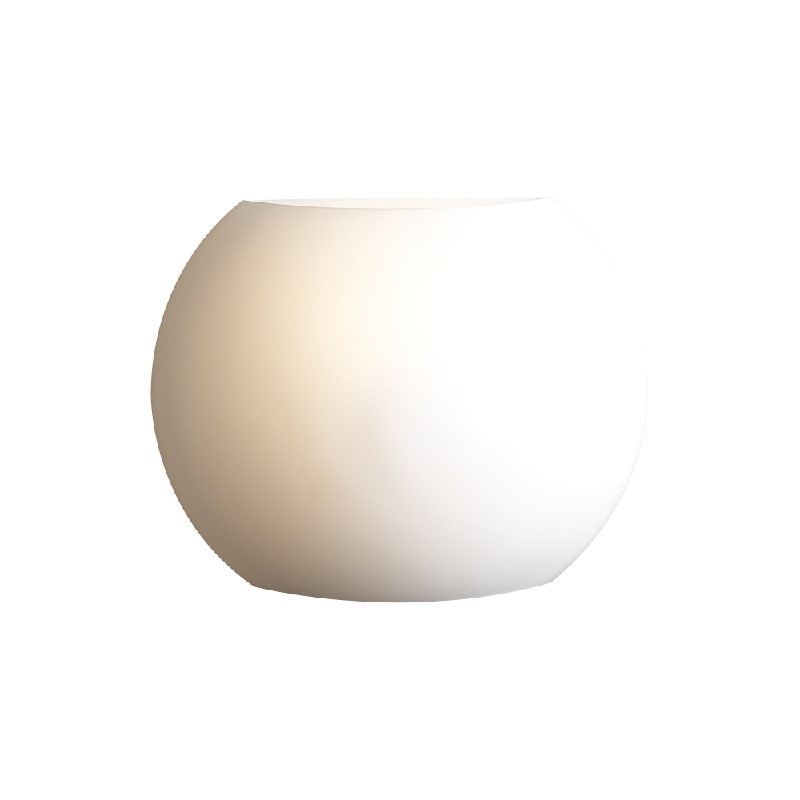 PLC LIGHTING 7532OPALLED CORSICA 10 INCH MATTE OPAL GLASS DIMMABLE ONE LIGHT SCONCE - SATIN NICKEL
