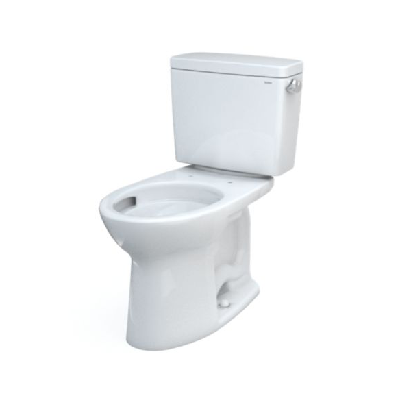 TOTO CST776CEFRG#01 DRAKE TWO-PIECE ELONGATED BOWL TOILET WITH RIGHT HAND LEVER, 1.28 GPF