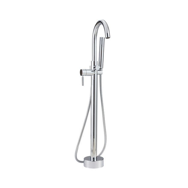 CAHABA CA631001 CAYLIN 39 INCH FREESTANDING TUB FAUCET IN CHROME WITH HANDSHOWER