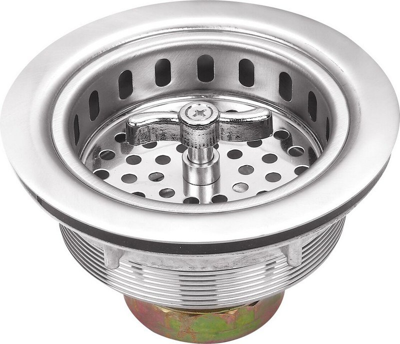CAHABA CASTRAIN 3.5 INCH STAINLESS STEEL TWIST-AND-LOCK STRAINER BASKET KIT