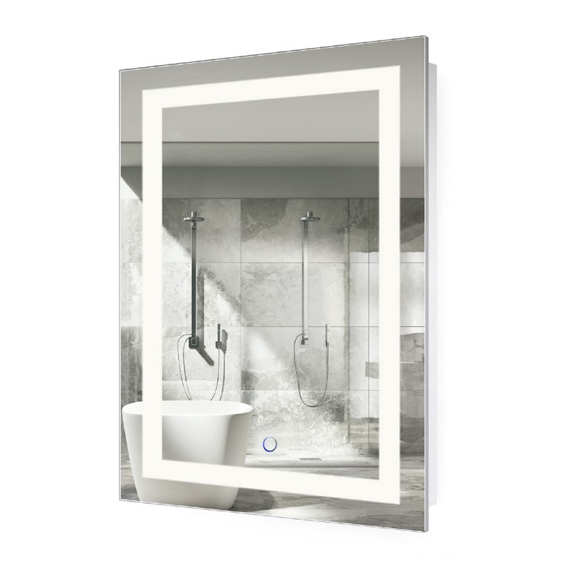 KRUGG ICON2436 ICON 36 INCH X 24 INCH LED BATHROOM MIRROR WITH DIMMER AND DEFOGGER