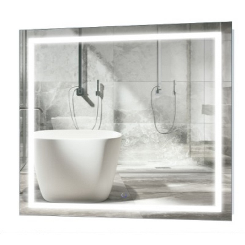 KRUGG ICON3636 ICON 36 INCH X 36 INCH LED BATHROOM MIRROR WITH DIMMER AND DEFOGGER