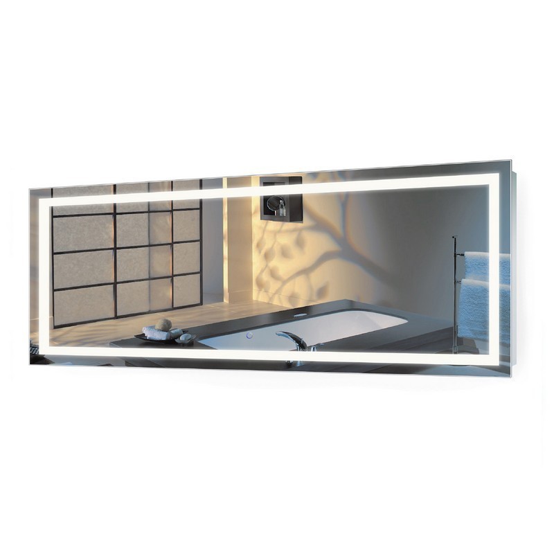 KRUGG ICON7230 ICON 72 INCH X 30 INCH LED BATHROOM MIRROR WITH DIMMER AND DEFOGGER
