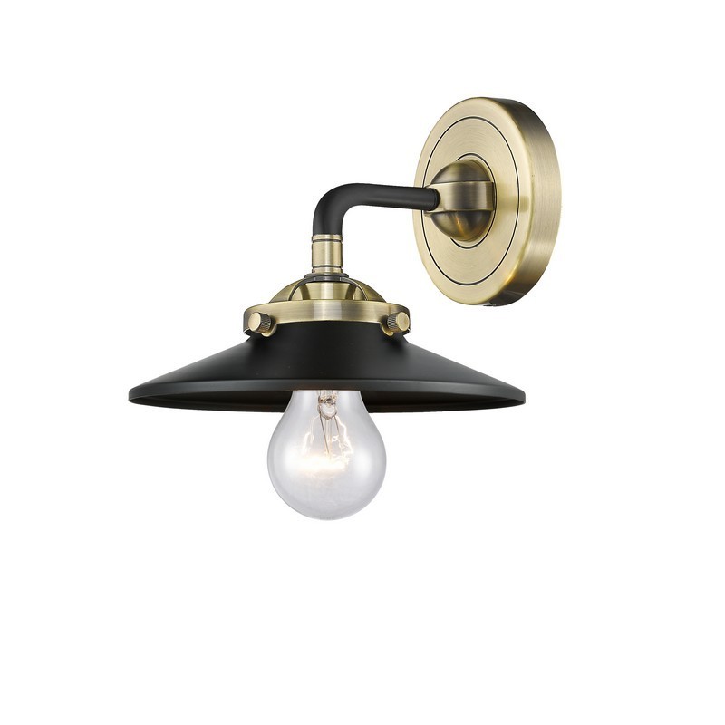 INNOVATIONS LIGHTING 284-1W-M6 NOUVEAU RAILROAD 16 INCH ONE LIGHT UP OR DOWN WALL SCONCE