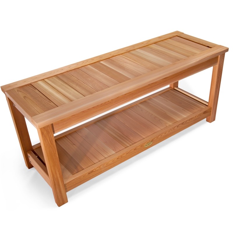 ALL THINGS CEDAR SB44 44 INCH DELUXE SAUNA BENCH - SANDED