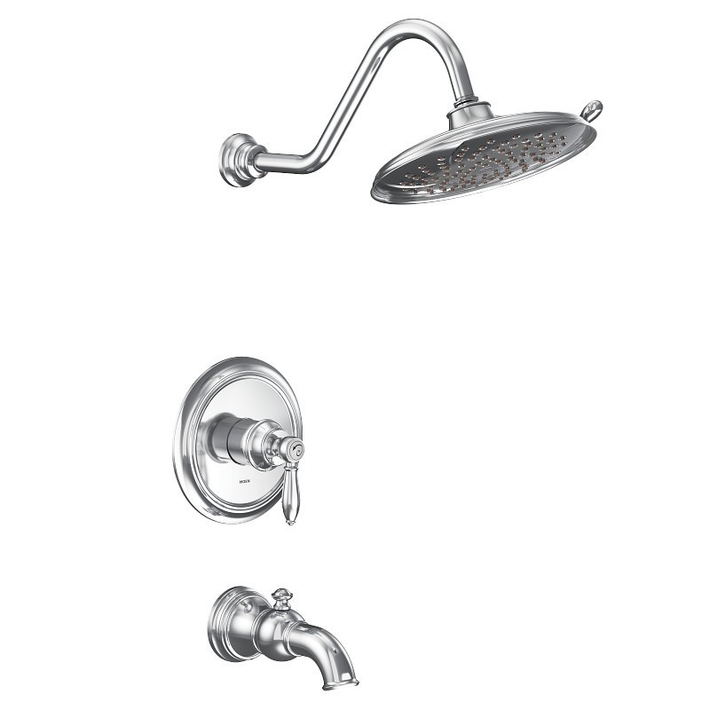 MOEN UTS232104EP WEYMOUTH M-CORE 2-SERIES 1.75 GPM SINGLE HANDLE TUB AND SHOWER FAUCET