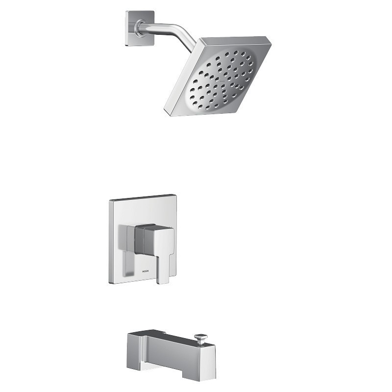 MOEN UTS2713EP 90 DEGREE M-CORE 2-SERIES 1.75 GPM SINGLE HANDLE TUB AND SHOWER FAUCET