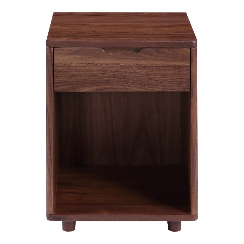 MOE'S HOME COLLECTION BC-1103-24 OSAMU 17 INCH NIGHT STAND - BROWN