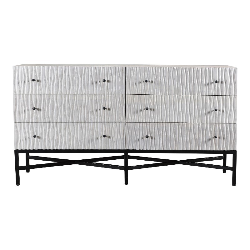 MOE'S HOME COLLECTION VE-1080-18 FACEOUT 64 INCH DRESSER - WHITE