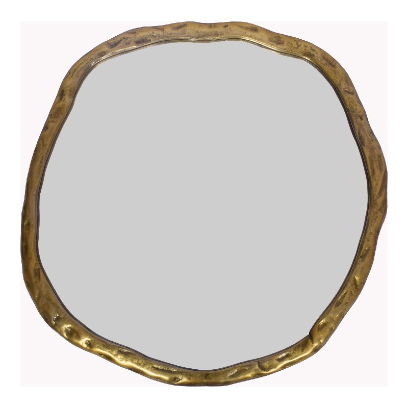 MOE'S HOME COLLECTION FI-1098-32 FOUNDRY 36 1/2 INCH MIRROR, LARGE - GOLD