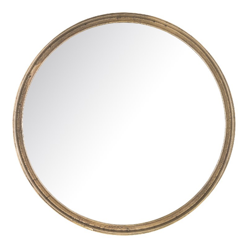 MOE'S HOME COLLECTION ZY-1008-01 WINCHESTER 31 1/2 INCH MIRROR, SMALL - YELLOW