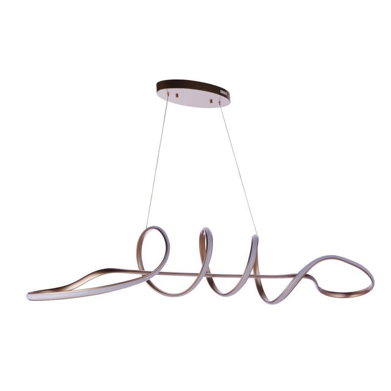 CRAFTMADE 55770-CHB-LED PULSE 11 3/4 INCH 1 LIGHT LED CORD HUNG PENDANT - CHAMPAGNE BRASS