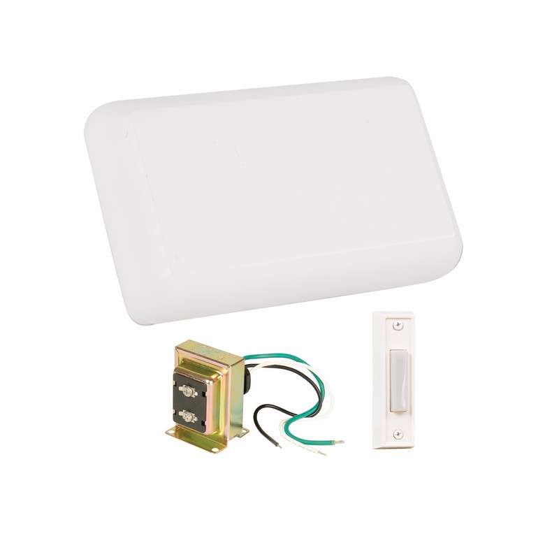 CRAFTMADE CK1003-W 7 3/4 INCH SURFACE MOUNT CHIME KIT - WHITE