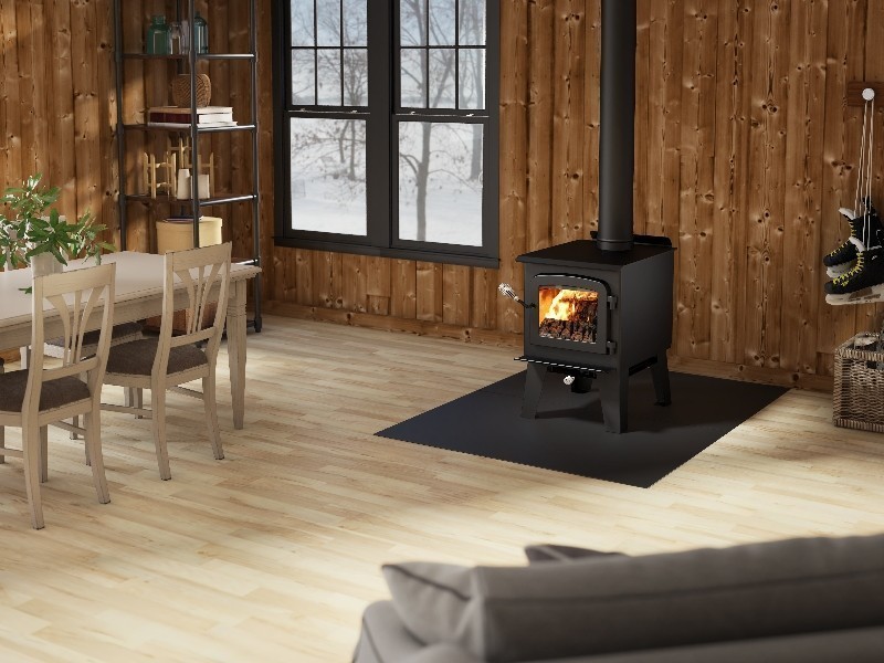 DROLET DB03401 SPARK II 18 1/2 INCH FREE STANDING WOOD STOVE