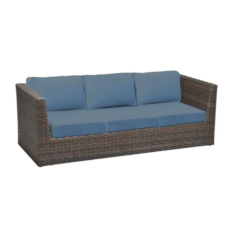 FOREVER PATIO FP-BAR-3S BARBADOS 81 INCH THREE SEATER SOFA