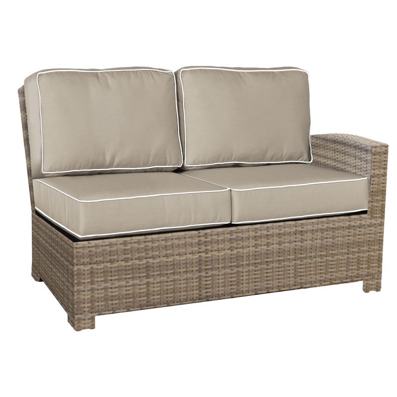 FOREVER PATIO FP-BAR-RL BARBADOS 53 INCH SECTIONAL RIGHT ARM FACING LOVESEAT