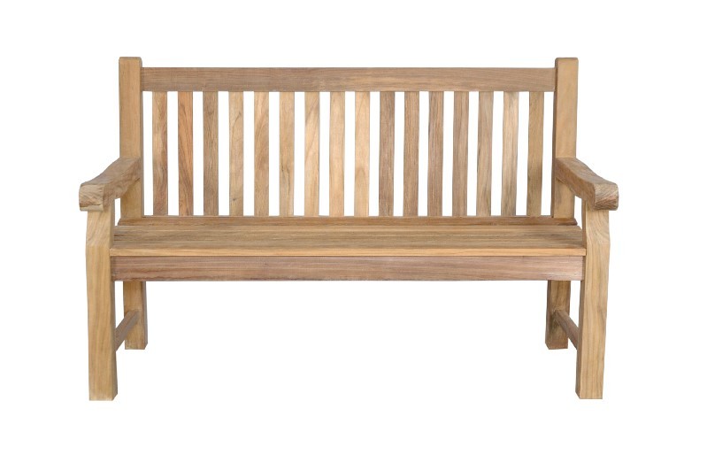 ANDERSON TEAK BH-705S DEVONSHIRE 59 INCH 3-SEATER EXTRA THICK BENCH