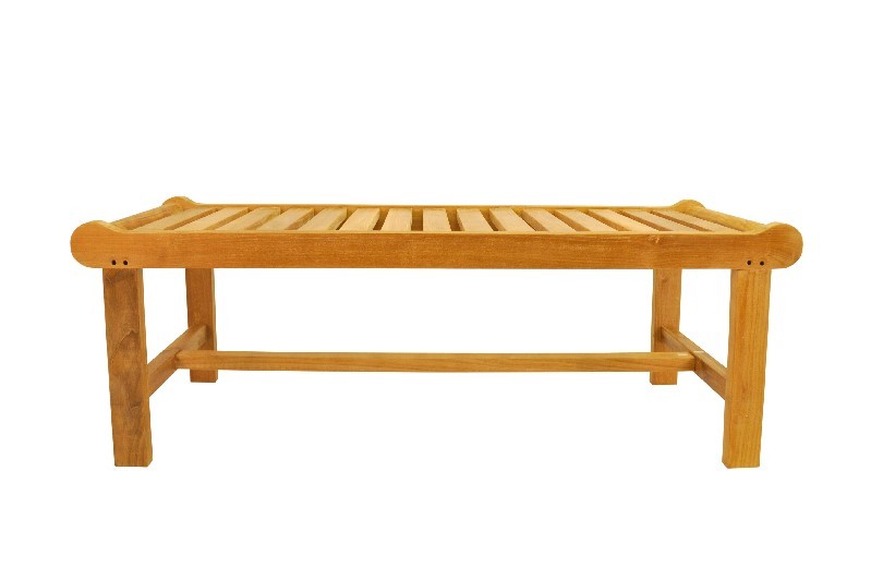 ANDERSON TEAK BH-748B CAMBRIDGE 48 INCH 2-SEATER BACKLESS BENCH