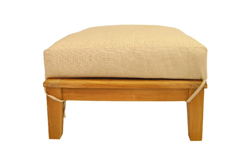 ANDERSON TEAK DS-104 BRIANNA 26 INCH OTTOMAN WITH CUSHION