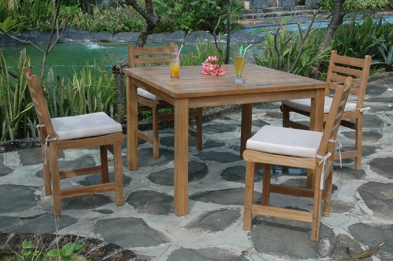 ANDERSON TEAK SET-206 MONTAGE WINDHAM 5 PIECES DINING SET