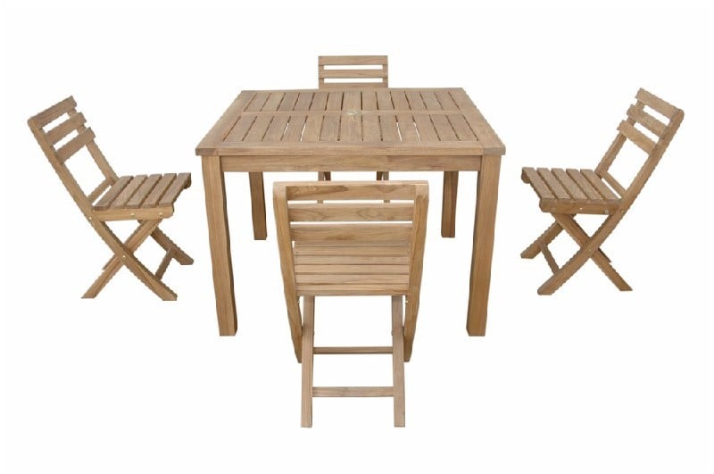 ANDERSON TEAK SET-212 MONTAGE ALABAMA 5 PIECES DINING SET