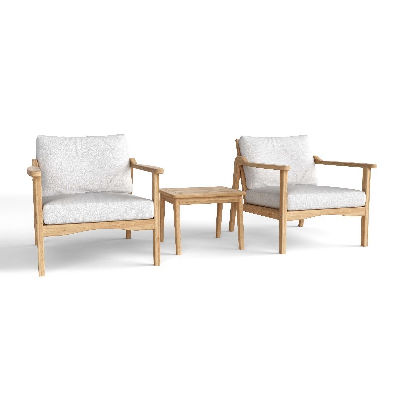 ANDERSON TEAK SET-3025 AMALFI RELAX 3 PIECES DEEP SEATING COLLECTION
