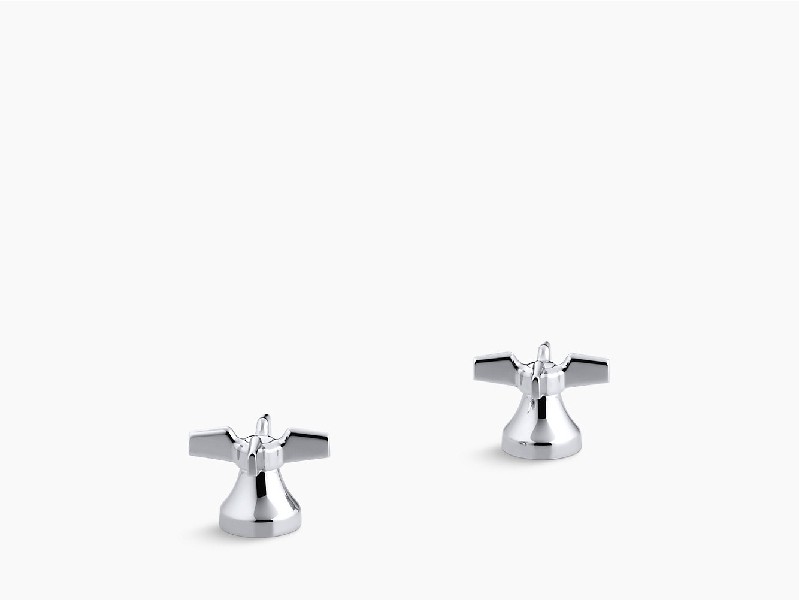 KOHLER K-16012-3-CP TRITON 1 3/4 INCH CROSS HANDLES FOR WIDESPREAD BASE FAUCET - POLISHED CHROME
