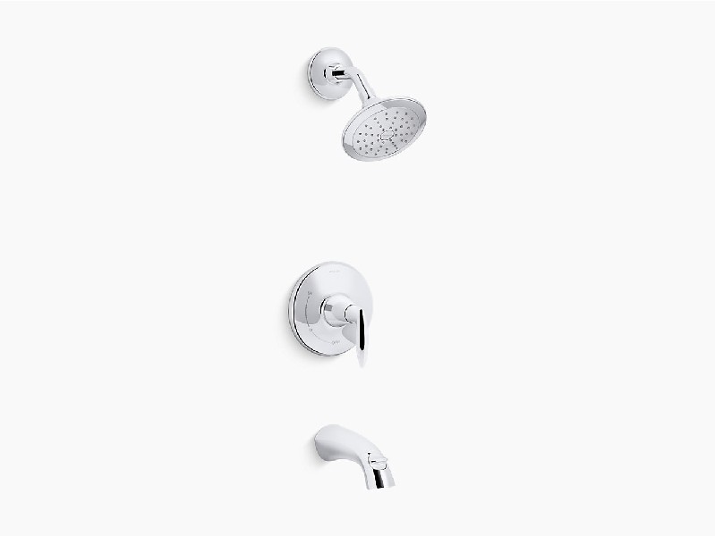 KOHLER K-TS45104-4G ALTEO RITE-TEMP 1.75 GPM BATH AND SHOWER VALVE TRIM WITH LEVER HANDLE AND SPOUT