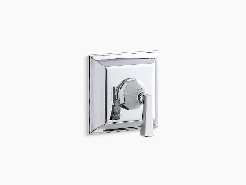 KOHLER K-TS463-4V MEMOIRS AND STATELY 6 INCH RITE -TEMP VALVE TRIM WITH DECO LEVER HANDLE