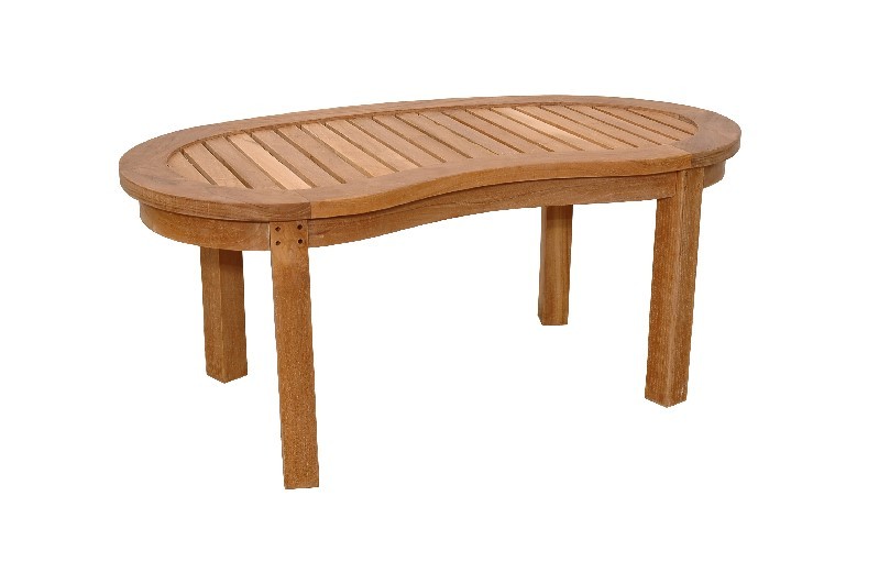 ANDERSON TEAK TB-004KT CURVE 47 INCH KIDNEY CURVE TABLE