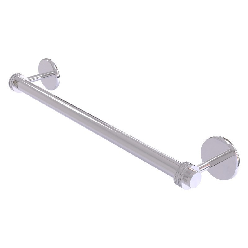 ALLIED BRASS 7251D/18 SATELLITE ORBIT TWO 20 1/2 INCH TOWEL BAR WITH DOTTED DETAIL