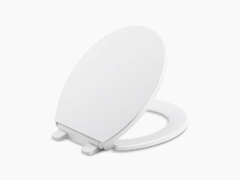 KOHLER K-20111 BREVIA QUIET-CLOSE 14 1/4 INCH ROUND-FRONT TOILET SEAT