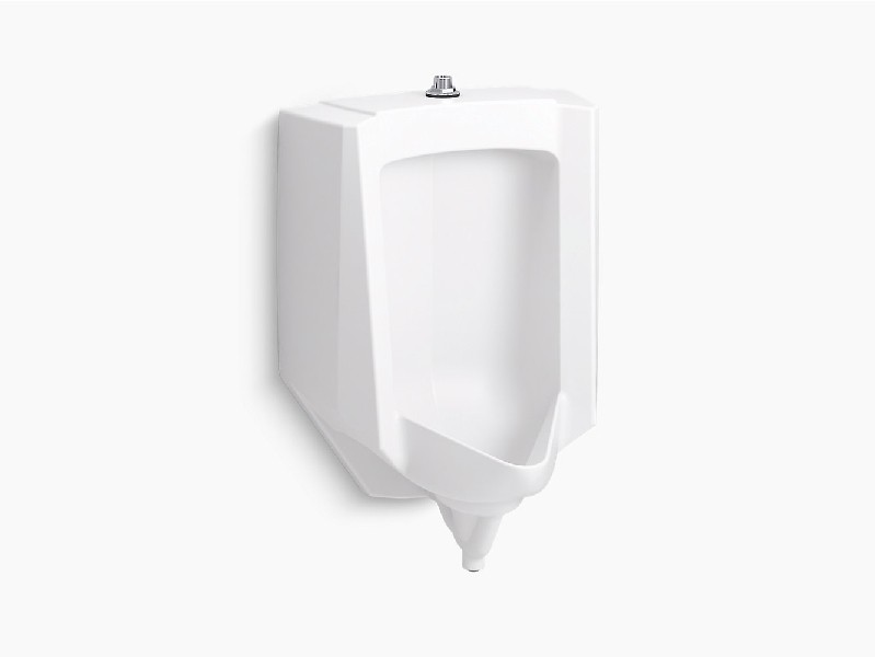 KOHLER K-25048-ET STANWELL 18 1/2 INCH BLOW-OUT URINAL WITH TOP SPUD