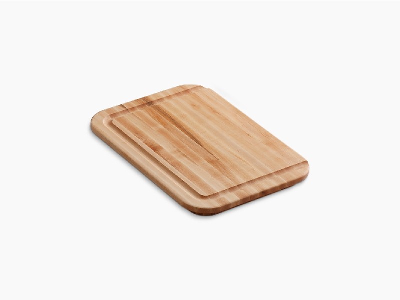 KOHLER K-3294-NA UNDERTONE 17 INCH HARDWOOD CUTTING BOARD FOR CADENCE, IRON OR TONES AND TOCCATA KITCHEN SINKS