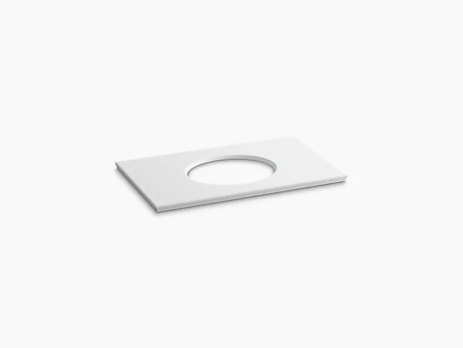 KOHLER K-5423 SOLID/EXPRESSIONS 37 5/8 INCH VANITY TOP WITH SINGLE VERTICYL OVAL CUT OUT