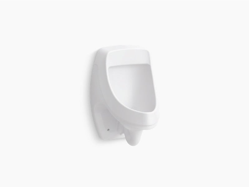 KOHLER K-5452-ER DEXTER 13 3/4 INCH WALL MOUNT WASHDOWN URINAL WITH REAR SPUD