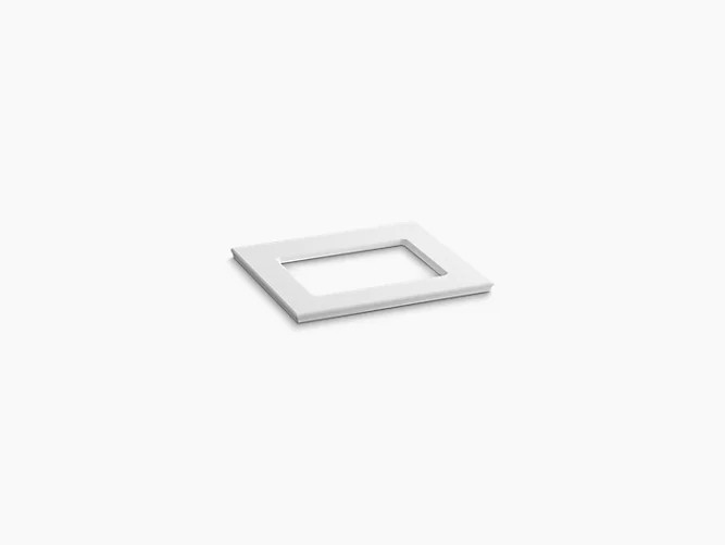 KOHLER K-5455 SOLID/EXPRESSIONS 25 5/8 INCH VANITY TOP WITH SINGLE VERTICYL RECTANGULAR CUT OUT