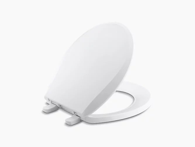 KOHLER K-7316 CACHET QUICK-RELEASE 14 1/4 INCH ROUND-FRONT TOILET SEAT