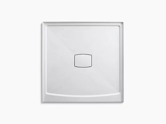 KOHLER K-9394 ARCHER 48 INCH X 48 INCH SINGLE THRESHOLD CENTER DRAIN SHOWER BASE WITH REMOVABLE COVER